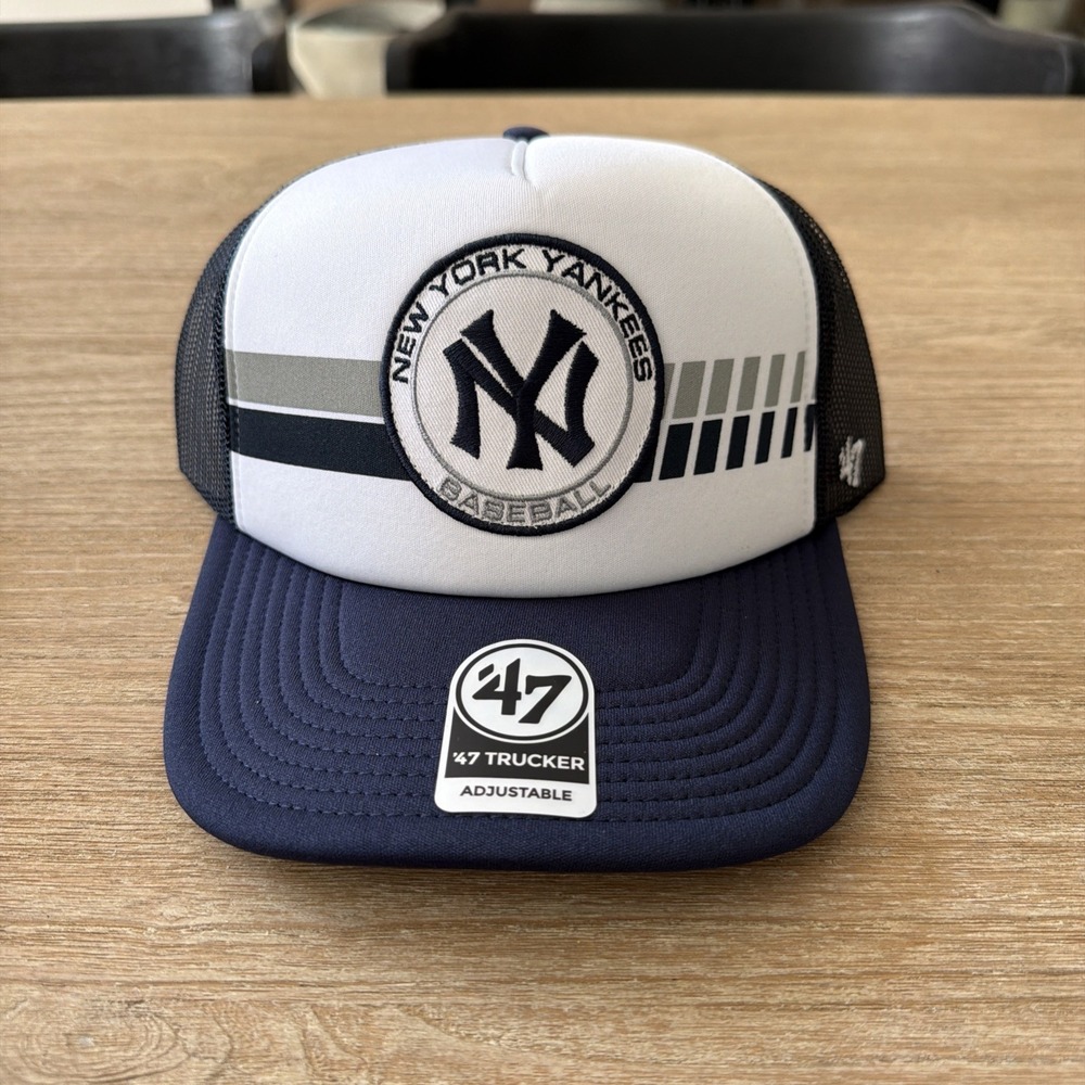 New York Yankees Men's '47 Cooperstown Collection Wax Pack Express Trucker Hat